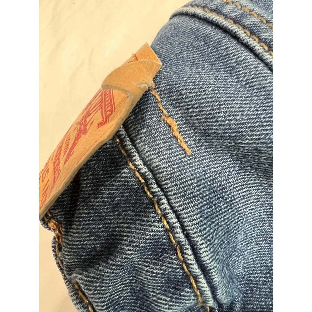 Levis 514 Boys‎ Straight Leg Performance Jeans Medium Wash Blue Size 8 Reg D22